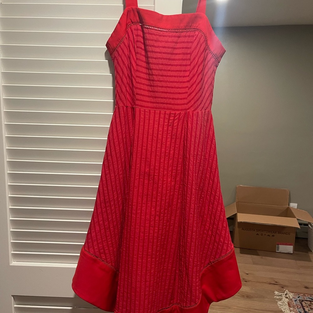 Adelyn Rae Coral Tea Party Dress